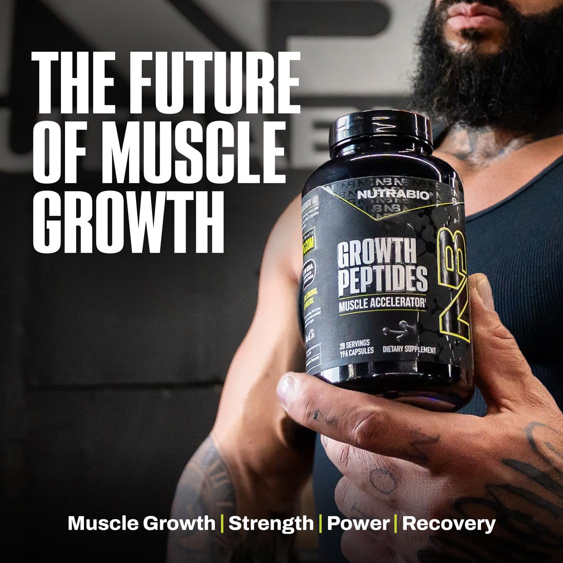 NutraBio Growth Peptides : vie quotidienne integrant facilement la routine sportive.