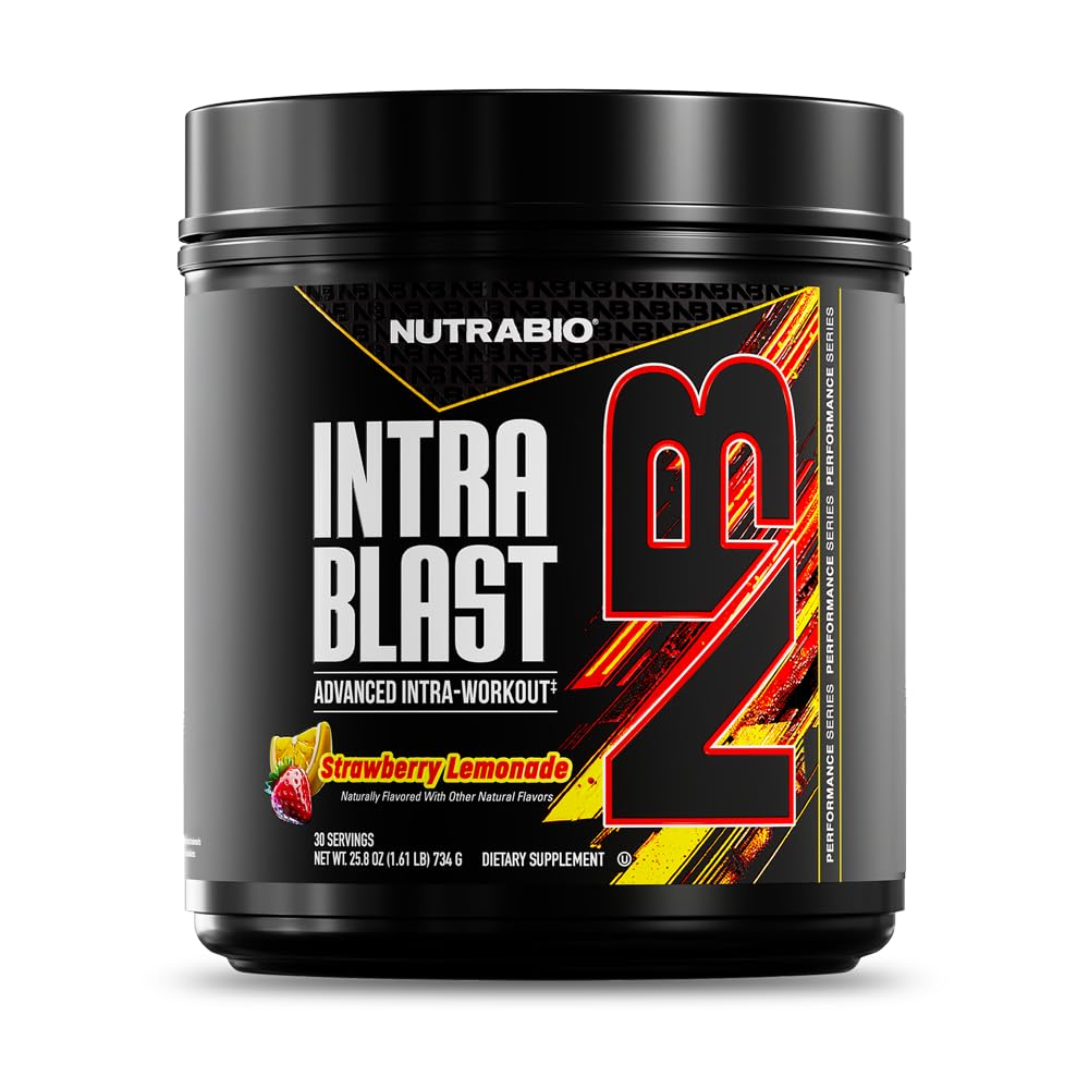 NutraBio Intra Blast bouteille: hydratation pendant l'entraînement et récupération.