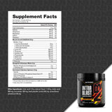 NutraBio Intra Blast mélange eau: hydratation efficace pendant l effort.