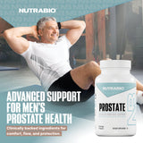 NutraBio Prostate – capsules, prise facile et pratique.