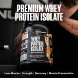 NutraBio protéine-lactoserum isolat – dose pratique pour utilisation quotidienne.