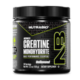 NutraBio Pure Créatine Monohydrate, poudre légère, énergie pendant l'entraînement.