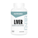 NutraBio Soutien foie – flacon de gélules pour la détox et la protection cellulaire.