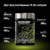 NutraBio Unbound BYLD – hero-salle-de-sport, mise en valeur pour l’entraînement.