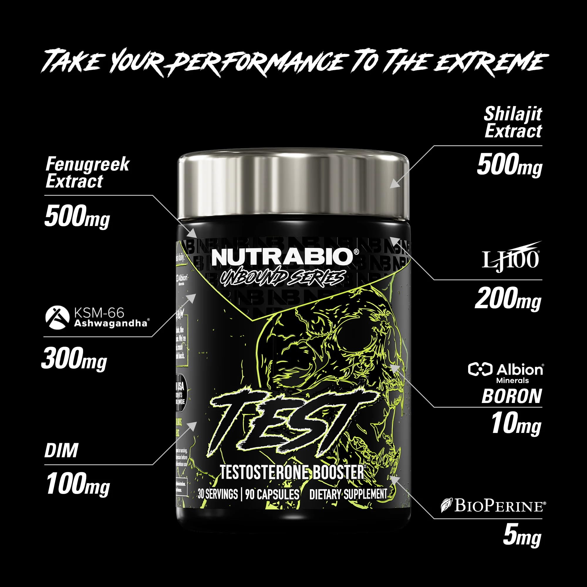 NutraBio Unbound Test – capsules faciles à prendre pour soutenir la vitalité.