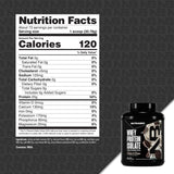 NutraBio Whey Isolate Cookies Creme - étiquette transparente, traçabilité et ingrédients clairement listés.