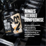 Préparation rapide NutraBio whey isolate prête en 30 secondes.