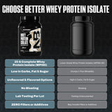 NutraBio Whey Isolate, verre-avec-eau, shake lisse après l'entraînement.