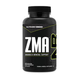 NutraBio ZMA — bouteille en plan rapproché, pratique après l'entraînement pour la récupération.