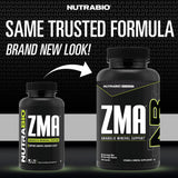 NutraBio ZMA — capsules visibles, soutiennent le sommeil réparateur et la récupération musculaire.