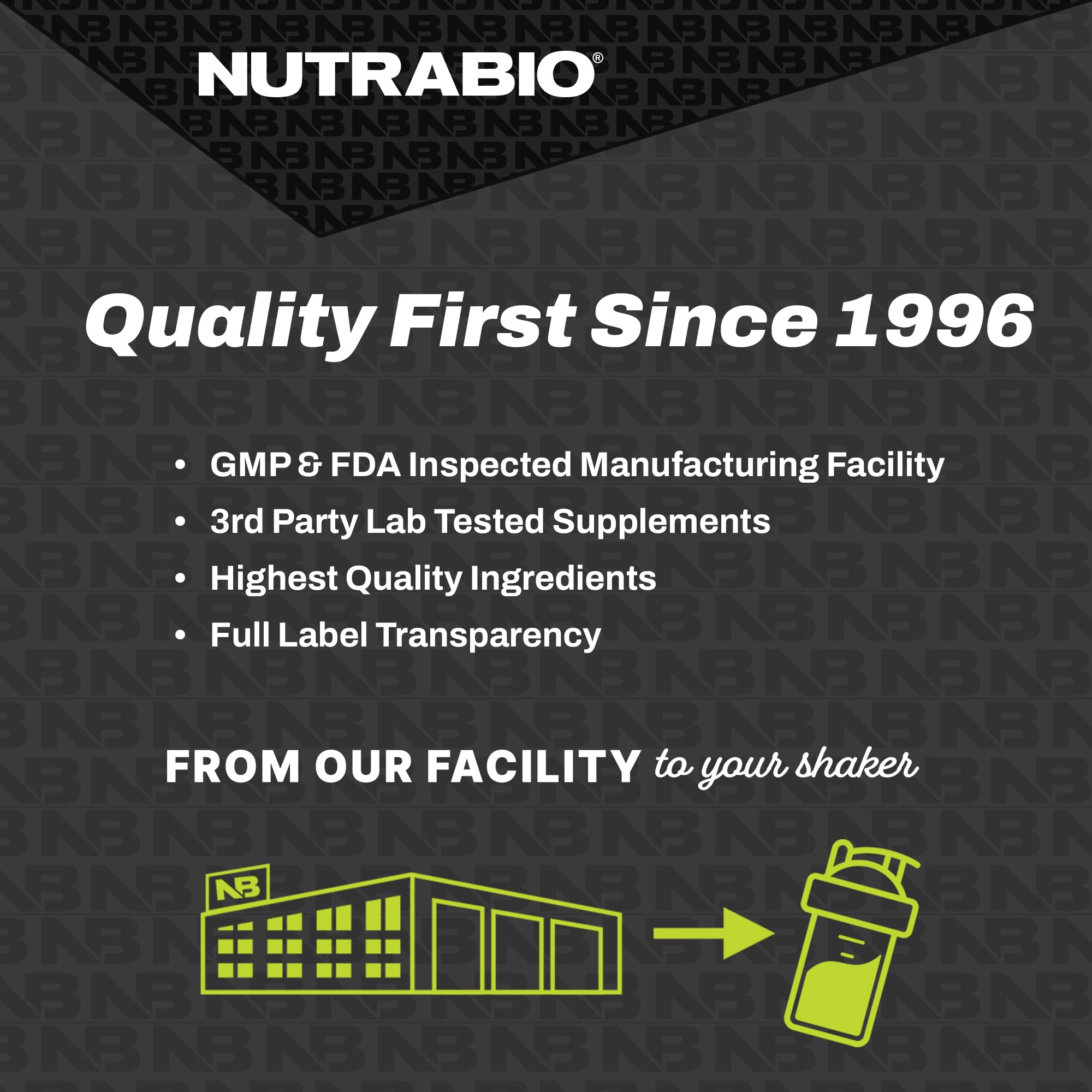 NutraBio ZMA — capsules alignées, parfaites pour une routine post-entraînement.