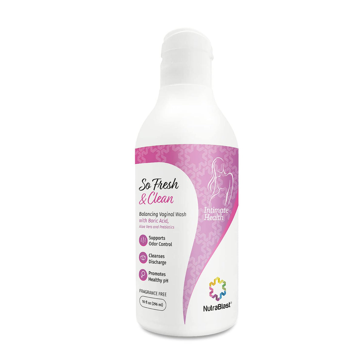 NutraBlast So Fresh & Clean — bouteille 10oz, apportant une sensation équilibrée et fraîche.