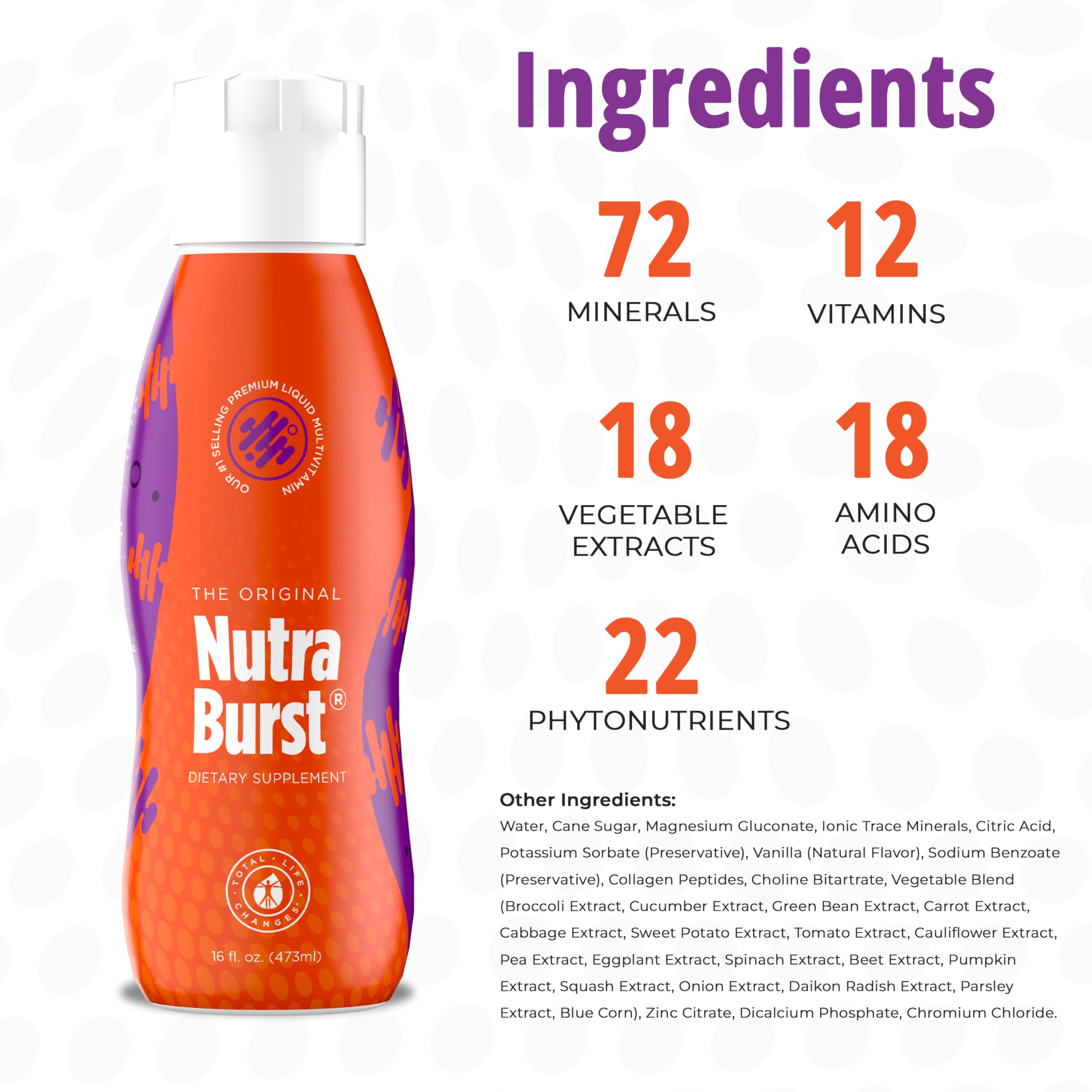 NutraBurst peptides collagene pour la peau et le bien etre.
