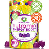 Nutramin énergie dans la bouteille Nutracelle, énergie naturelle sans caféine.