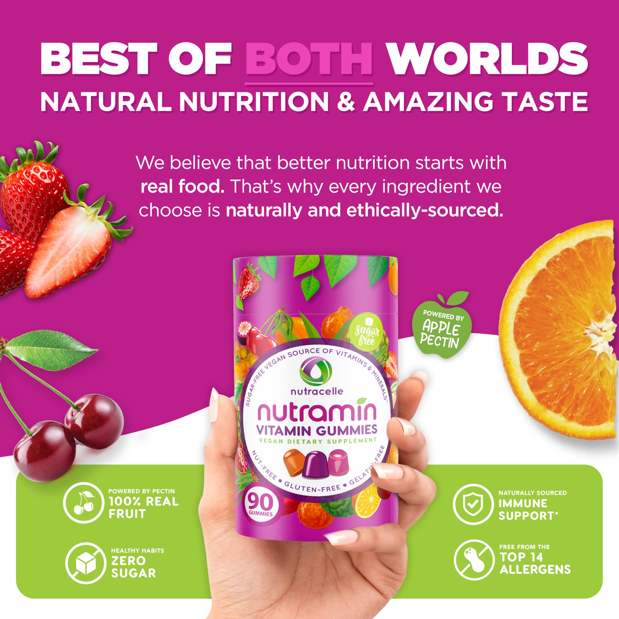 Bouchées véganes Nutramin faciles à intégrer à votre vie.