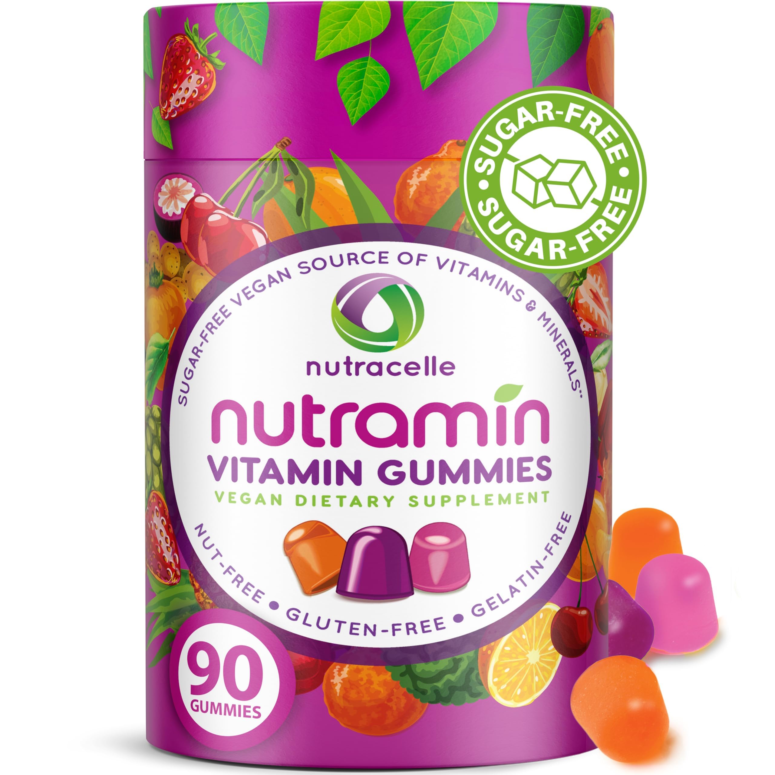 Gummies Nutramin emballage pratique pour votre routine quotidienne.