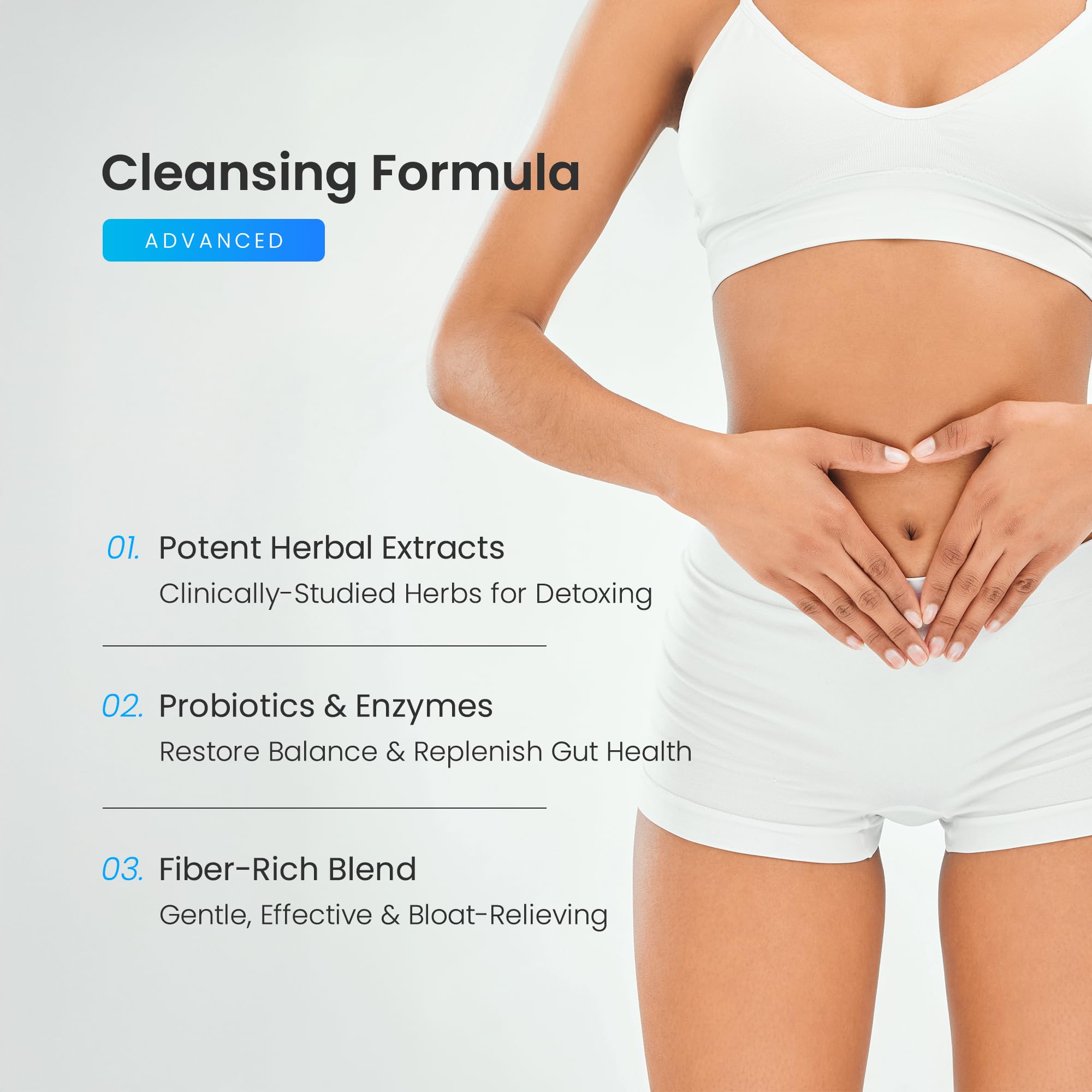 NutraChamps Colon Cleanse - étiquette d'emballage, produit pratique et sûr.