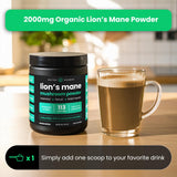 NutraChamps Crinière de Lion Poudre — mélange facile dans café ou smoothie