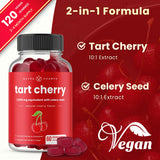 Gros plan sur texture gélifiée des gommes NutraChamps cerise-aigre, saveur fruitée.