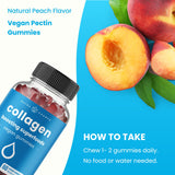 NutraChamps Gommes Collagène – vegan et sans allergènes adaptés à tous.