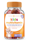 NutraChamps gommes multivitaminées pour enfants – bouteille ouverte, dose pratique au quotidien