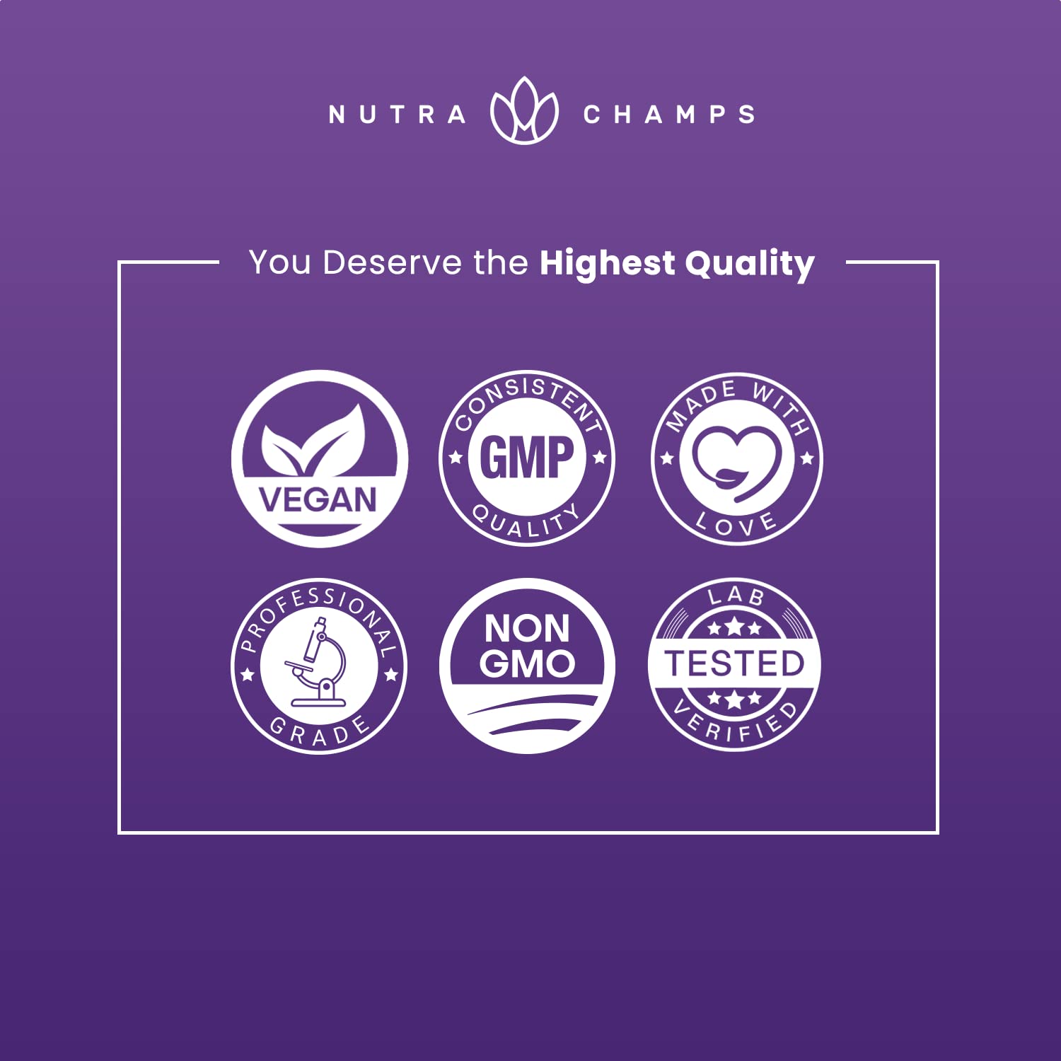 NutraChamps Mélatonine Gommes Emballage met en avant une option végane et sans gélatine.