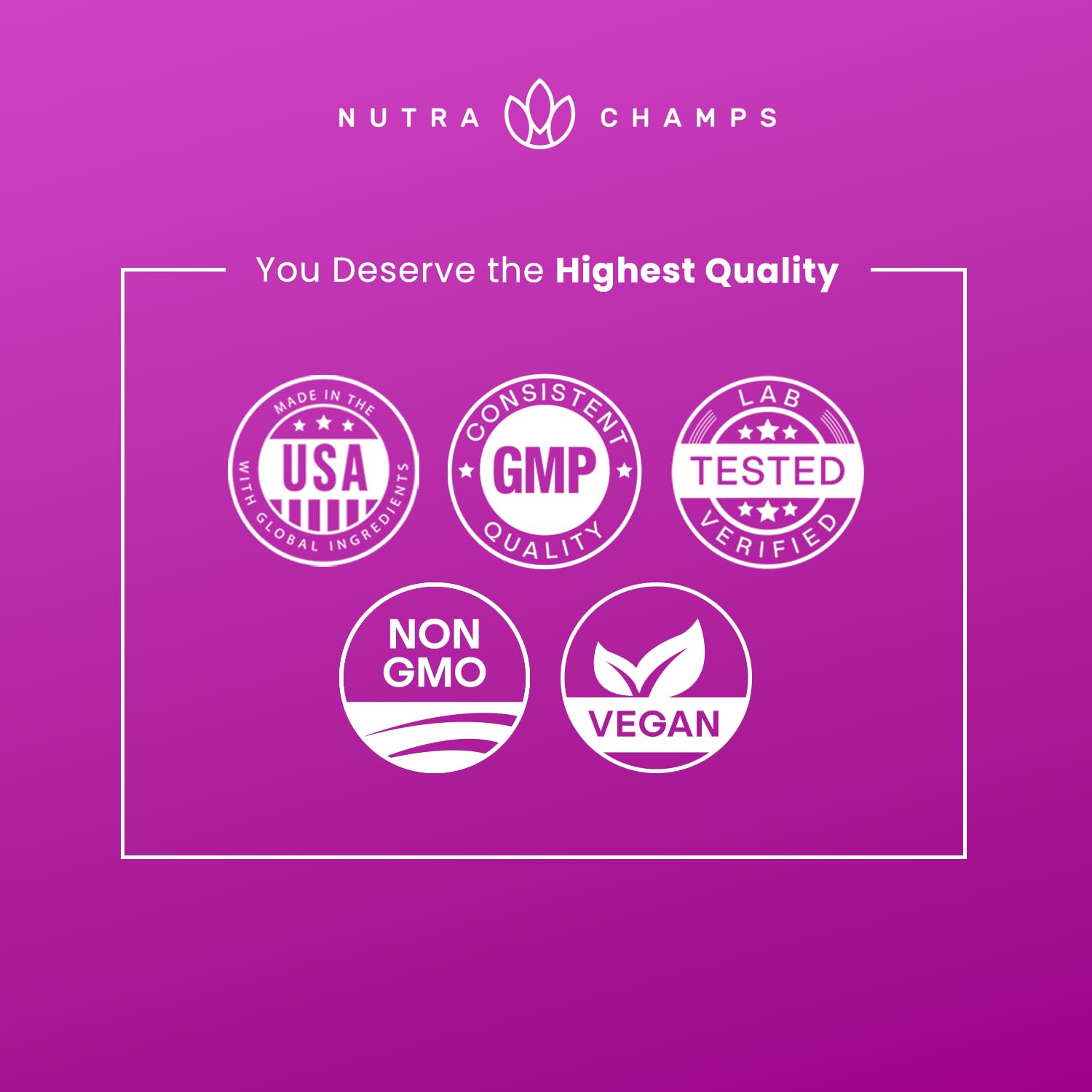 NutraChamps Poudre utilisation quotidienne, pratique et rapide à intégrer.