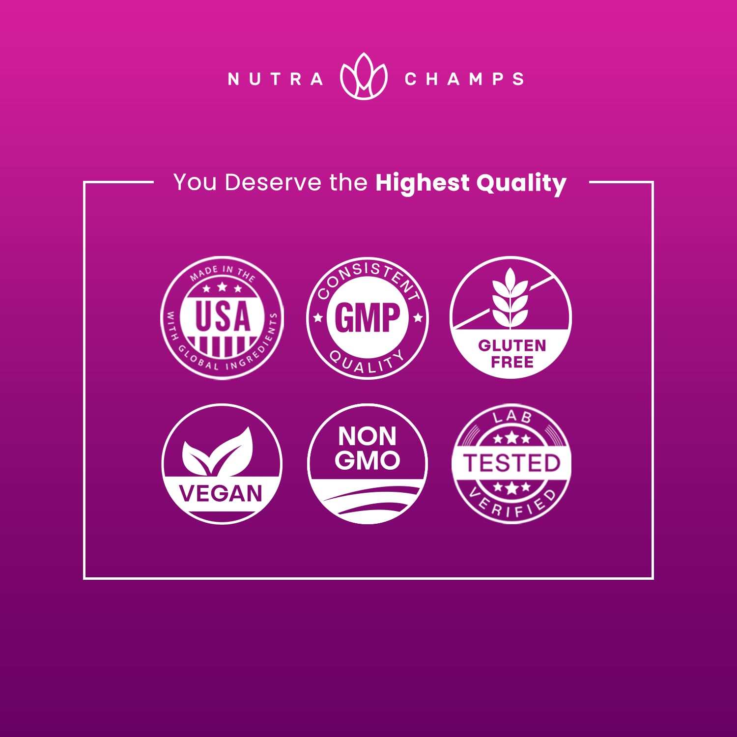 NutraChamps Resveratrol capsules-ensemble propose une routine santé simple et pratique.