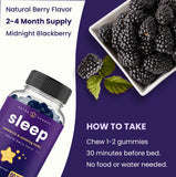 Gommes NutraChamps Sommeil au goût framboise, plébiscité par toute la famille.