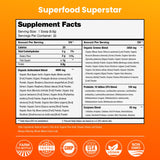 NutraChamps Super Greens, mélange prêt à utiliser, facilité d intégration quotidienne.