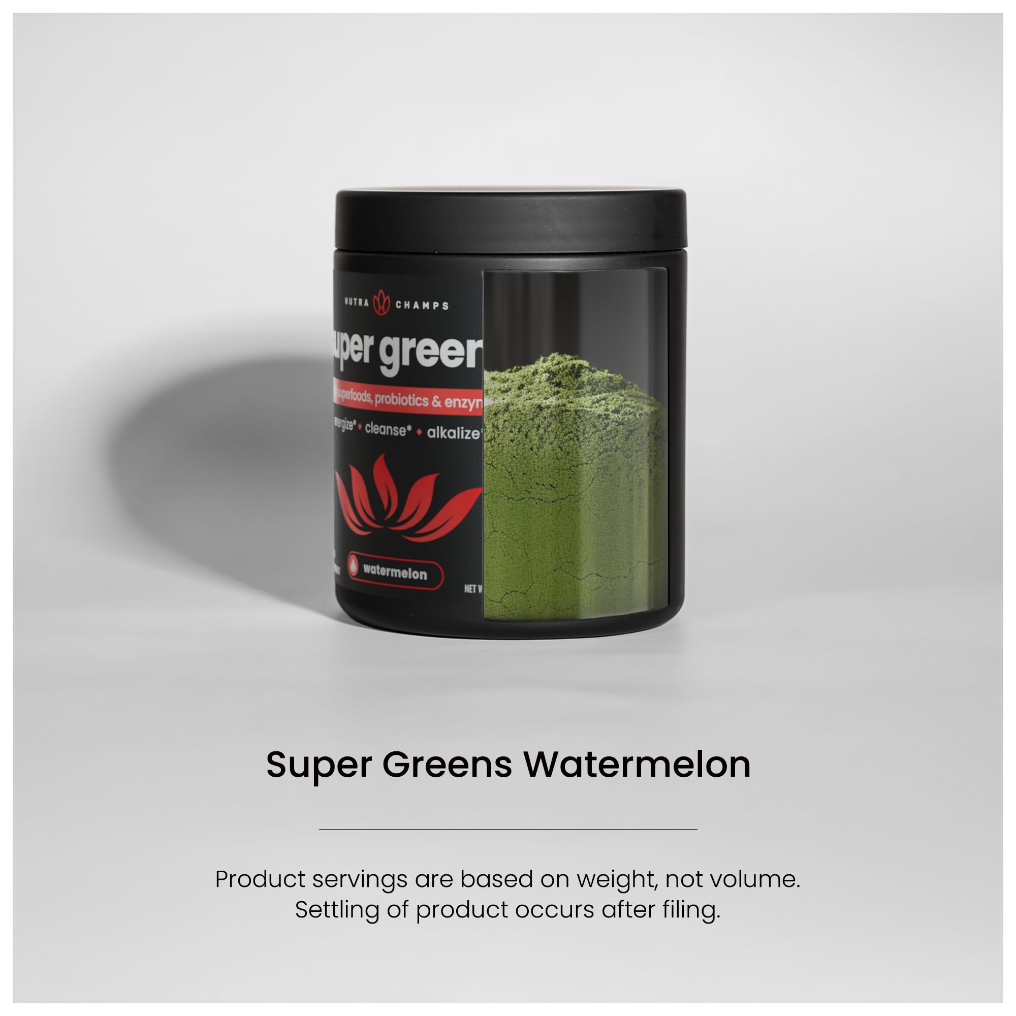 NutraChamps Super Greens – préparation rapide pour une boisson saine