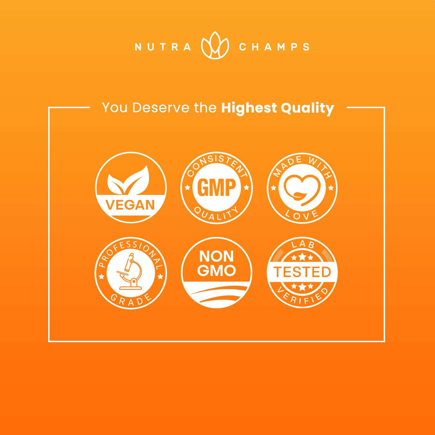 NutraChamps Gummies faciles à emporter, usage quotidien rapide et pratique.