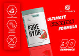 NutraForce Pure Hydr8 bouteille portable pour hydratation nomade.