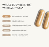 Nutragenis Akkermansia Muciniphila et Inuline – association naturelle pour soutenir la flore intestinale.