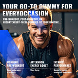 Flacon NUTRAGOGO Creatine Gummies de 135 comptes, longue durée d’utilisation