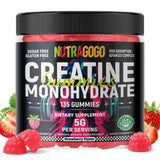 NUTRAGOGO Gommes de créatine sans OGM et sans gluten, choix alimentation équilibrée