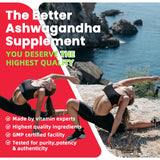 NUTRAGOGO gomme Ashwagandha etiquette-emballage – informations claires sur le produit.