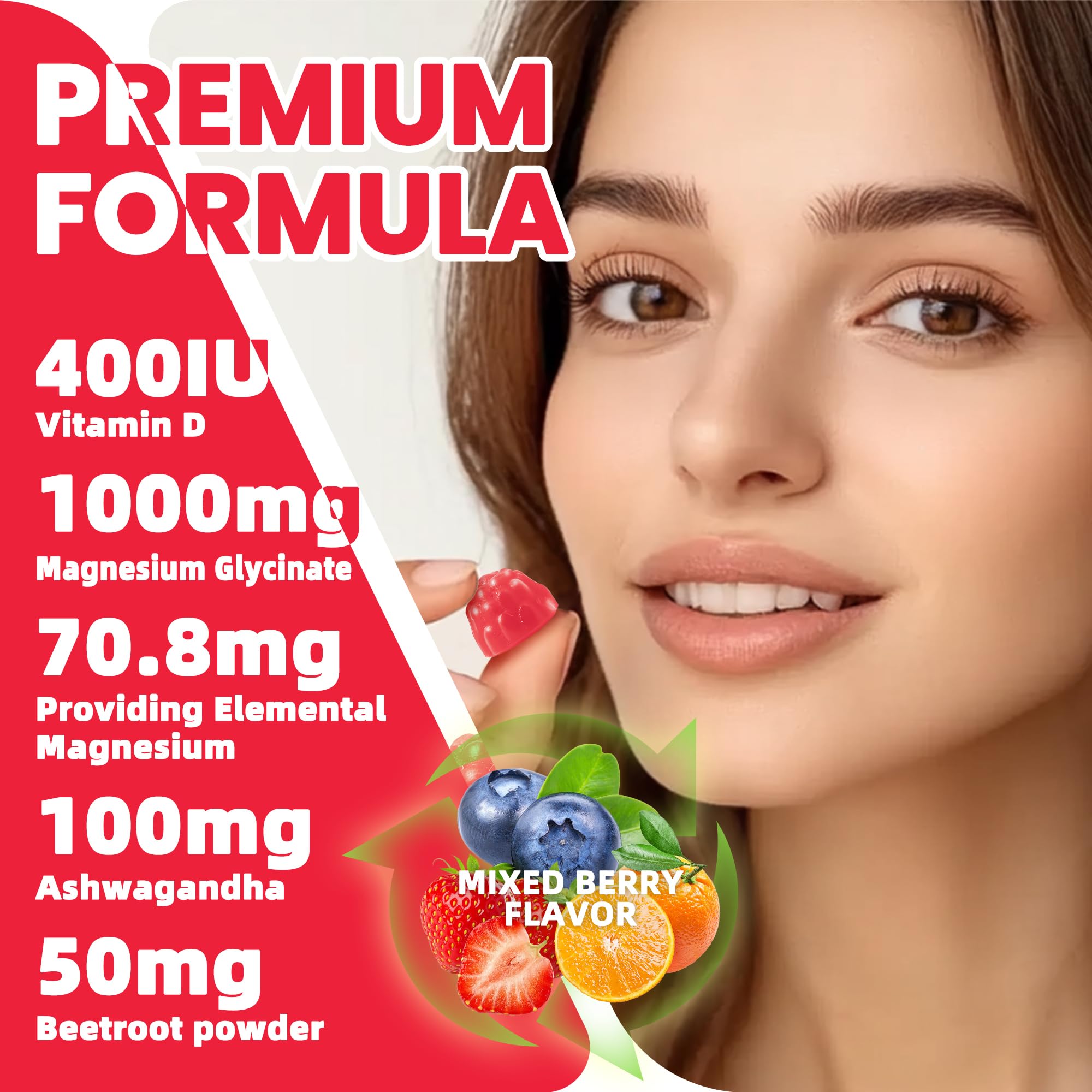 Gomme NUTRAGOGO couleur-fruits – sans gluten et sans gelatine.