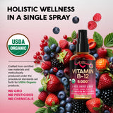 NUTRAHARMONY B12 spray saveur fruits des baies : plaisir d’utilisation.