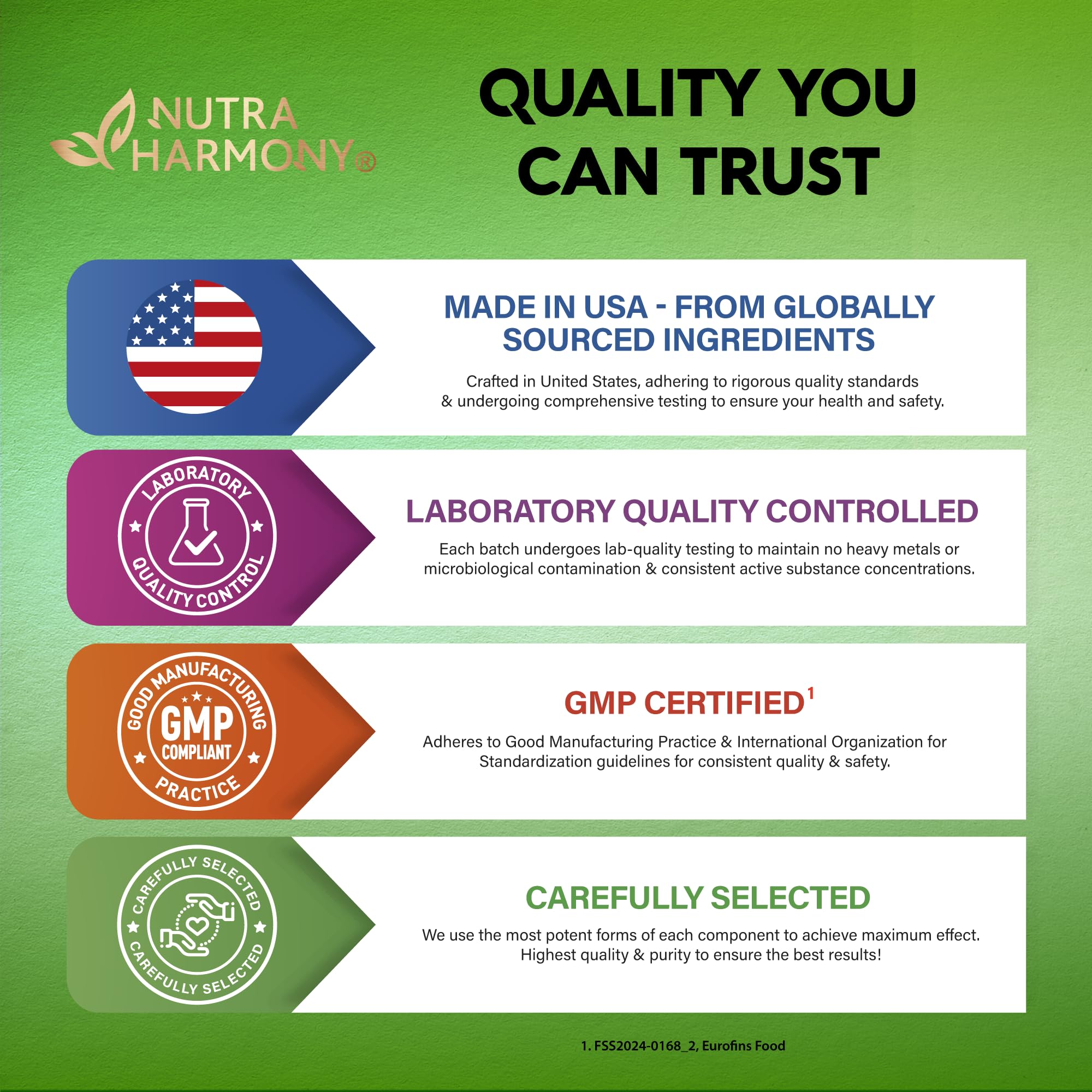 NUTRAHARMONY Conseils d'utilisation pratiques et sûrs.