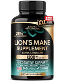 NUTRAHARMONY – Bouteille crinière de lion – soutien cognitif potentiel.