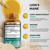 NUTRAHARMONY Crinière de lion Liquide – emballage compact pour maison et voyages.