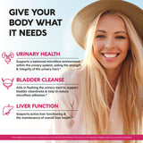 NUTRAHARMONY D-Mannose Cranberry, extrait concentré, soutien urinaire naturel.