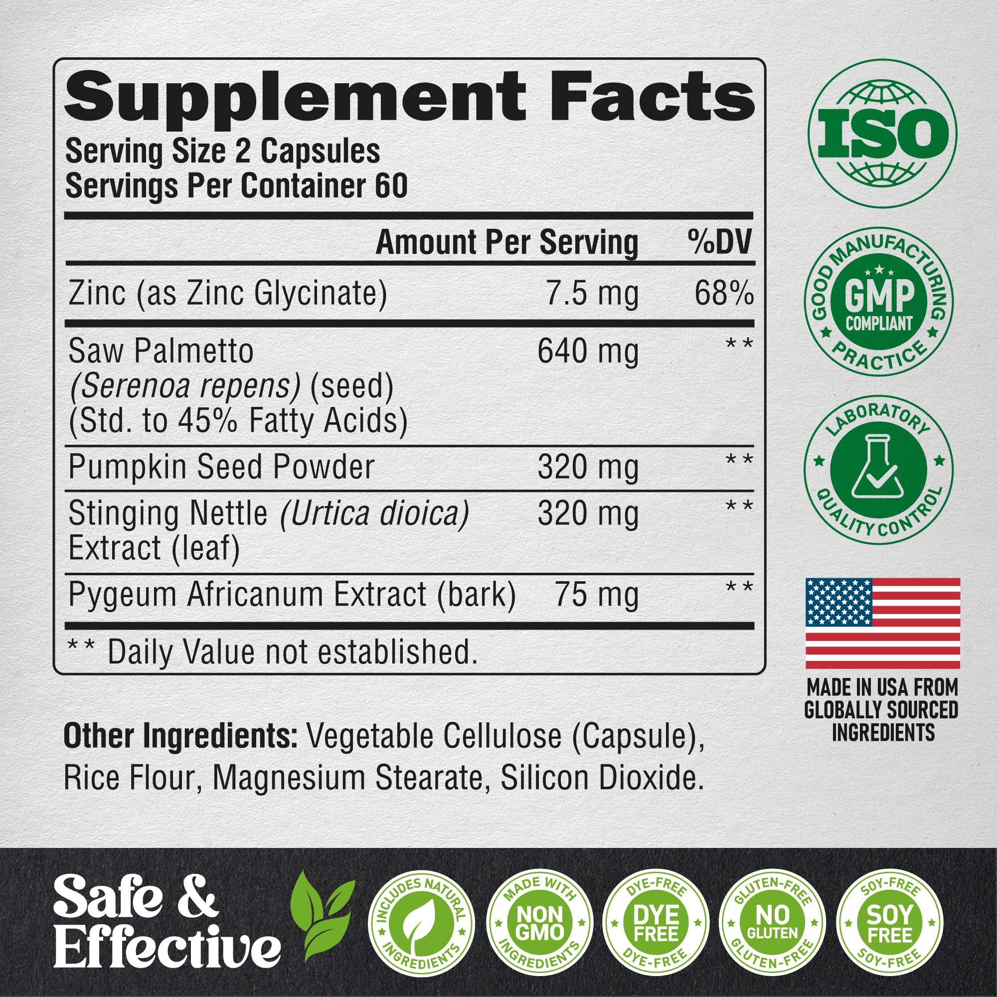 NutraHarmony emballage clair, étiquette informative et lisible.