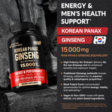 NutraHarmony Panax Ginseng – Capsule quotidienne pour énergie et concentration.