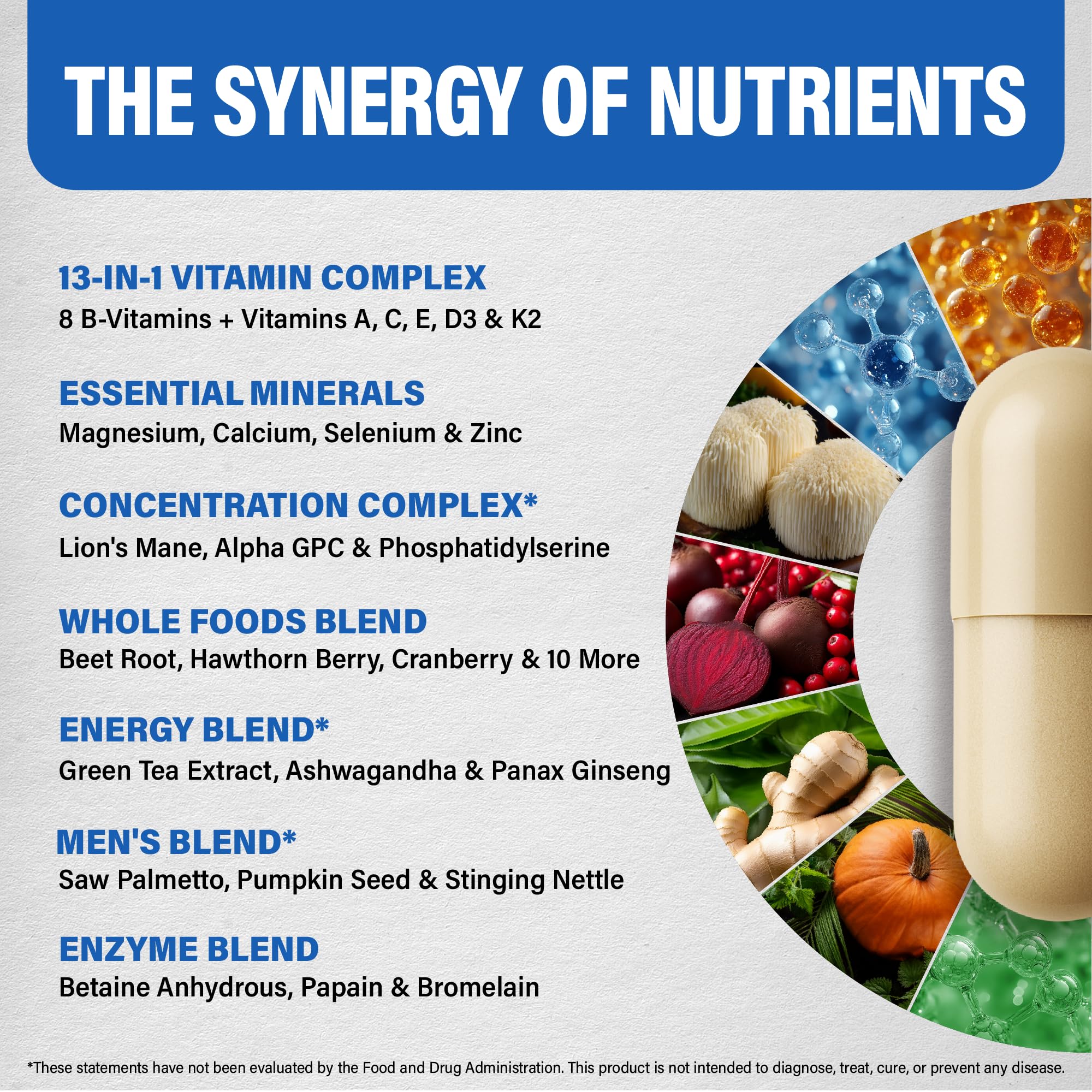 NUTRAHARMONY mélange aliments entiers pour nutrition naturelle.