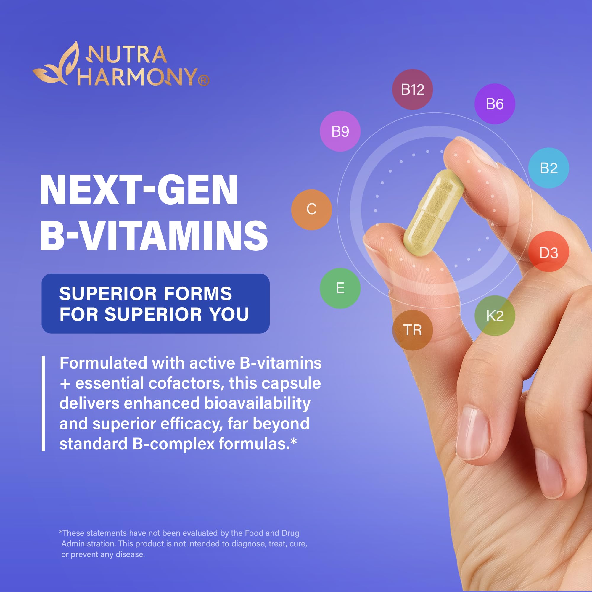 NUTRAHARMONY boîte pratique pour emporter ce complément.
