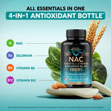 NUTRAHARMONY NAC: bouchon facile à manipuler et capsules faciles à avaler.