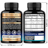 NutraHarmony Omega-3 Poisson 3600 mg – Capsules molles faciles à avaler au quotidien.