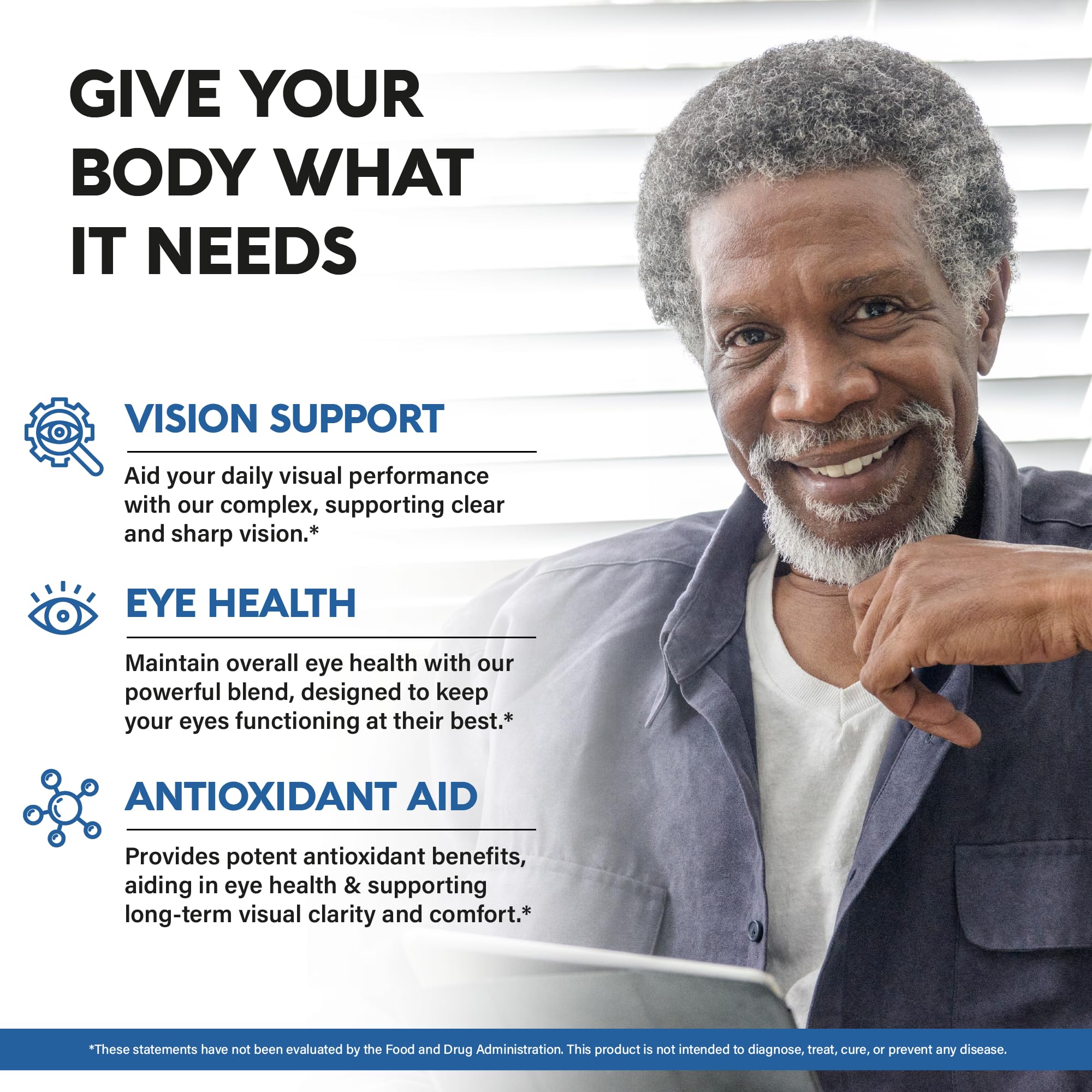 Nutraharmony Soutien Vision : nutriments essentiels pour la fonction visuelle.